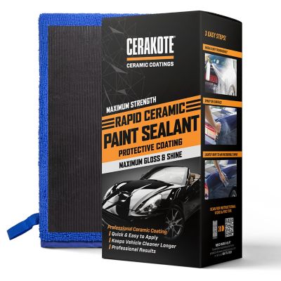 Cerakote Rapid Ceramic Paint Sealant Kit (12 oz. Bottle) - With Clay Bar Mitt