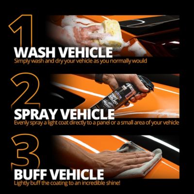 Image showing 6 th Cerakote Rapid Ceramic Paint Sealant Kit (12 oz. Bottle) - With Clay Bar Mitt