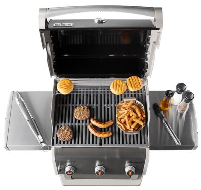 Image showing 6 th Weber 3-Burner Spirit E-310 Propane Gas Grill, Black, 46510001
