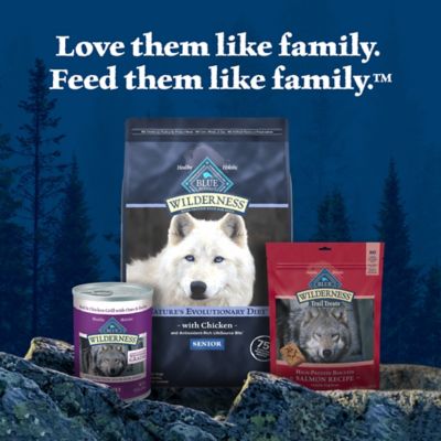 Image showing 8 th Blue Buffalo Wilderness Senior High-Protein Chicken Recipe Dry Dog Food