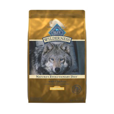 Blue Buffalo Wilderness High Protein Natural Healthy Weight Adult Dry Dog Food plus Wholesome Grains, Chicken 24 lb. bag