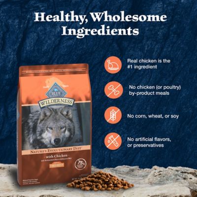 Image showing 5 th Blue Buffalo Wilderness Adult Large Breed High-Protein Chicken Recipe Dry Dog Food