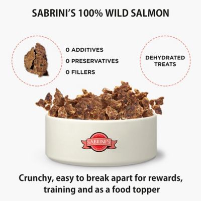 Image showing  All Natural Salmon Dehydrated Dog Treat Crunchy and Delicious