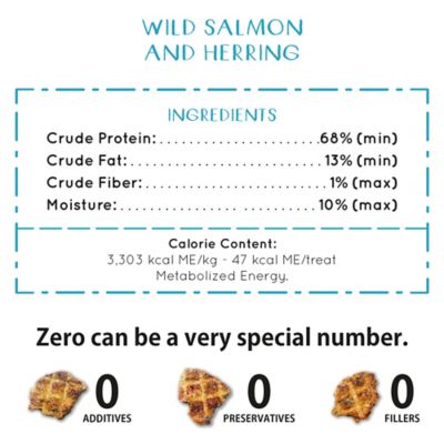 Image showing  All Natural Salmon And Herring Dehydrated Dog Treat Crunchy and Delicious