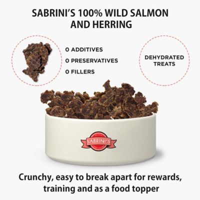 Image showing  All Natural Salmon And Herring Dehydrated Dog Treat Crunchy and Delicious