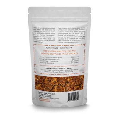 Image showing  All Natural Salmon And Sweet Potato Dehydrated Dog Treat Crunchy and Delicious