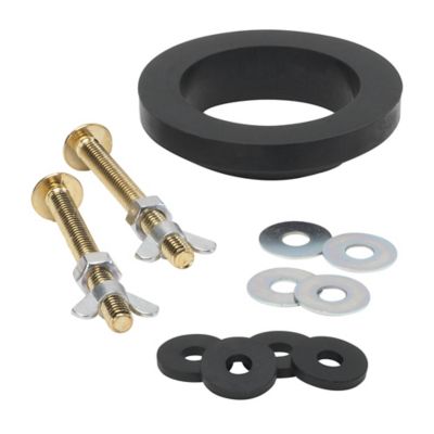 Plumbcraft Tank To Bowl Kit-Brass Plated