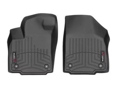 WeatherTech Front Floor Mat Set for Jeep Wrangler/Wrangler JK, Black