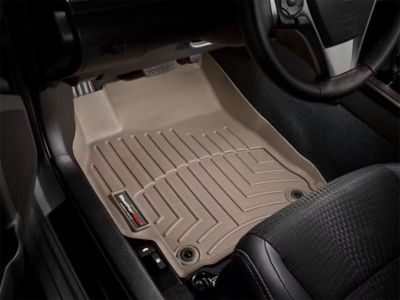 WeatherTech Front Floor Mat Set for Ford Excursion/Super Duty F-250/F-350/F-450/F-550, Tan