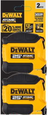 DeWALT Atomic 25 ft. Tape Measure (2 Pack)