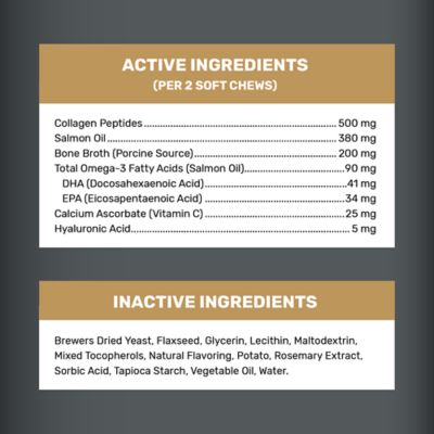 Image showing  Collagen with Salmon Oil Soft Chewable Supplement for Dogs, 90 ct.