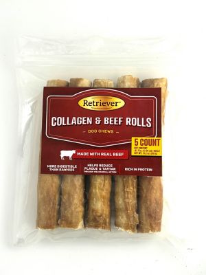 Retriever Beef Collagen Roll, 5 pack