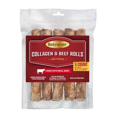 Retriever Beef Collagen Roll, 5 pack