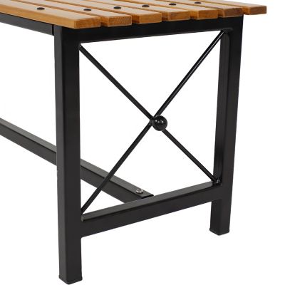 Image showing  3 pc. European Chestnut Patio Dining Set