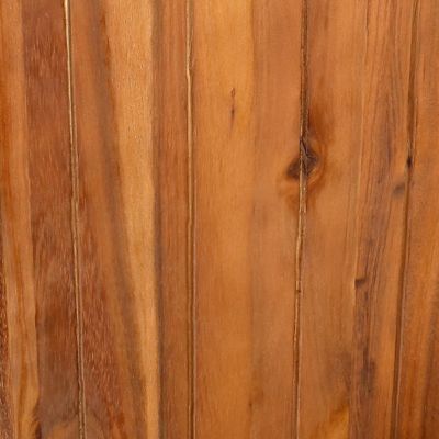 Image showing 7 th Sunnydaze Decor 7.5 lb. Acacia Wood Indoor/Outdoor Square Planter Box with Plastic Liner, 2 pc.