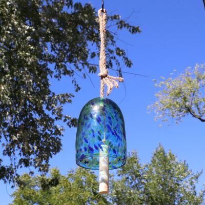 Image showing  Natural Melody Glass Wind Chime Bell - 7.5 in.