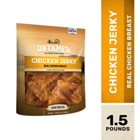 4health Wild Dried Chicken Dog Treats 24 oz. Dog Jerky Treats