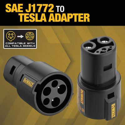 Image showing  SAE J1772 to Tesla EV Charging Adapter Compatible with All Tesla Electric Vehicles High Power Connector 60A/250V.