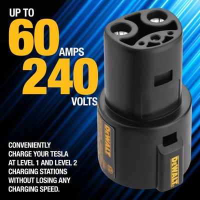Image showing  SAE J1772 to Tesla EV Charging Adapter Compatible with All Tesla Electric Vehicles High Power Connector 60A/250V.