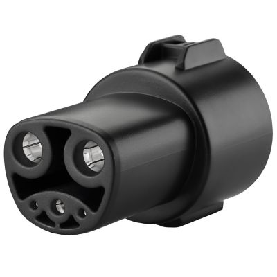 Image showing 7 th DEWALT SAE J1772 to Tesla EV Charging Adapter Compatible with All Tesla Electric Vehicles High Power Connector 60A/250V.