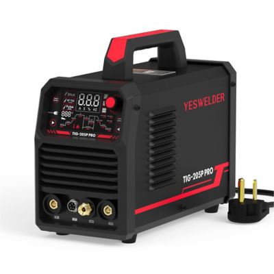 YesWelder 110V/220V Dual Voltage 200A Stick/DC TIG/Pulse TIG 3-in-1 Multiprocess TIG Welder