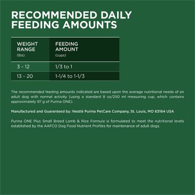 Image showing 5 th Purina ONE Plus Adult Small Breed Lamb and Rice Formula Dry Dog Food