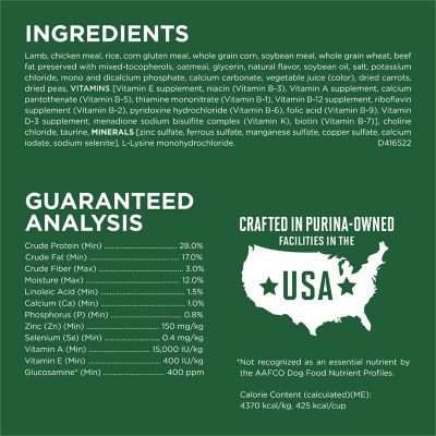 Image showing 6 th Purina ONE Plus Adult Small Breed Lamb and Rice Formula Dry Dog Food