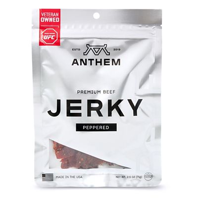 Anthem Snacks Premium Beef, Peppered, 2.5 oz./CASE