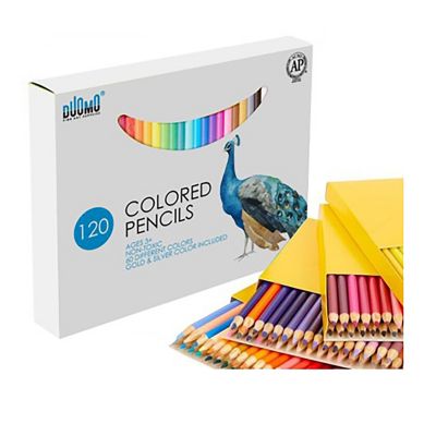 Duomo Fine Arts: 120 pc. Premium Colored Pencils - 2 Sets of 60 Unique Colors