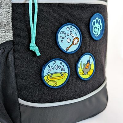 Image showing  Backyard Fun Patches - 3 Colorful EmbroideredHook and LoopPatches