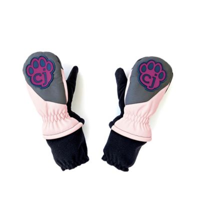 Image showing  Magic Mittens Light Pink & Hot Pink -Waterproof Toddler Winter Mitten