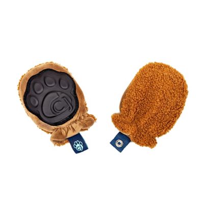 Image showing  Rattle Mittens - Baby Faux Fur Rattle & Teething Mitten Toy