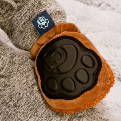 Image showing  Rattle Mittens - Baby Faux Fur Rattle & Teething Mitten Toy