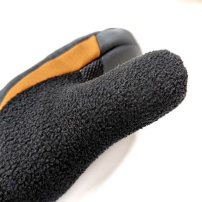 Image showing  Magic Mittens Brown & Blue - Waterproof Toddler Winter Mittens