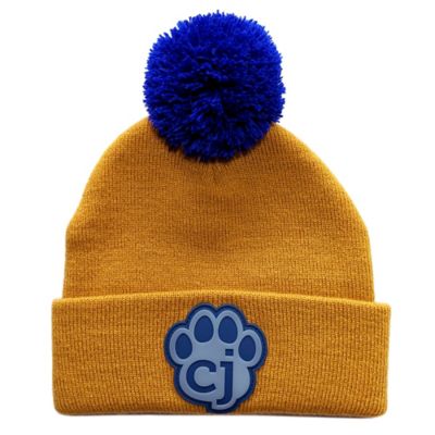 carter joey Magic Beanie: Brown & Blue - Toddler Winter Hat