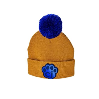 Image showing  Magic Beanie Brown & Blue - Toddler Winter Hat