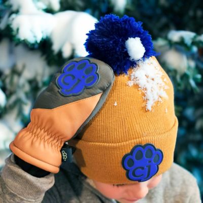 Image showing  Magic Beanie Brown & Blue - Toddler Winter Hat