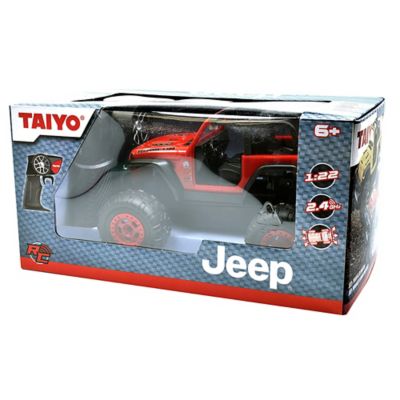 Jeep Wrangler Rubicon 1:22 Scale R/C - Red - Taiyo, 2.4GHz