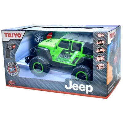 Jeep Wrangler Sahara Unlimited 1:16 Scale R/C - Green - Taiyo, 2.4GHz