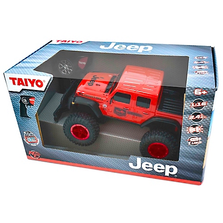 Jeep Gladiator 1:16 Scale R/C - Red - Taiyo, 2.4GHz