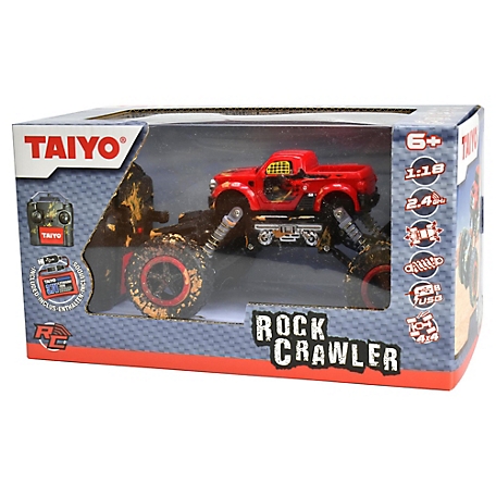Taiyo Rock Crawler 1:18 Scale R/C - Red - 2.4 GHz