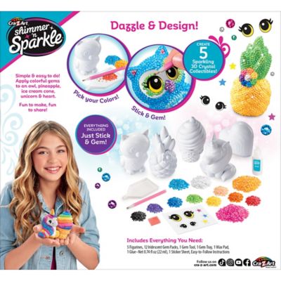 Image showing  Shimmer n Sparkle 3D Crystal Gem Creations, Kids Ages 8+