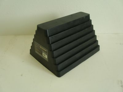 Image showing  Rubber Wheel Chock w/Eyebolt - 6 pack STF-975RPCEI-6PK
