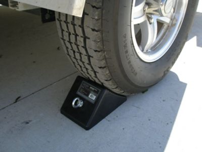 Image showing  Rubber Wheel Chock w/Eyebolt - 8 pack STF-854RCHI-8PK