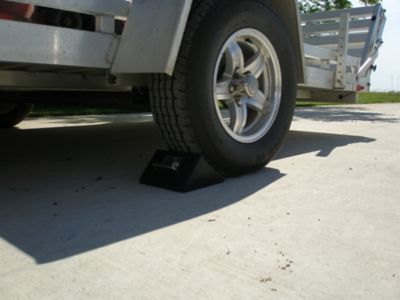 Image showing  Rubber Wheel Chock w/Handle - 8 pack STF-884RCHI-8PK