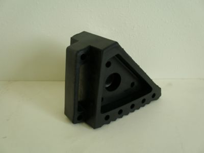 Image showing  Solid Rubber Wheel Chock - 8 pack STF-864RCI-8PK