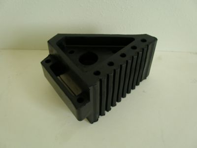 Image showing  Solid Rubber Wheel Chock - 8 pack STF-864RCI-8PK