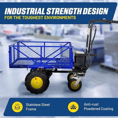 Image showing  660 lb. Capacity Electric Power Dump Cart