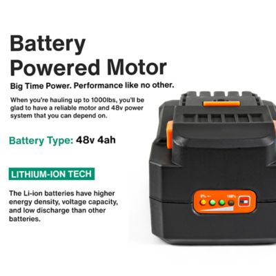 Image showing  660 lb. Capacity Electric Power Dump Cart