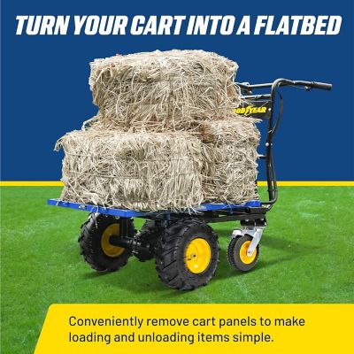 Image showing 6 th Goodyear 660 lb. Capacity Electric Power Dump Cart